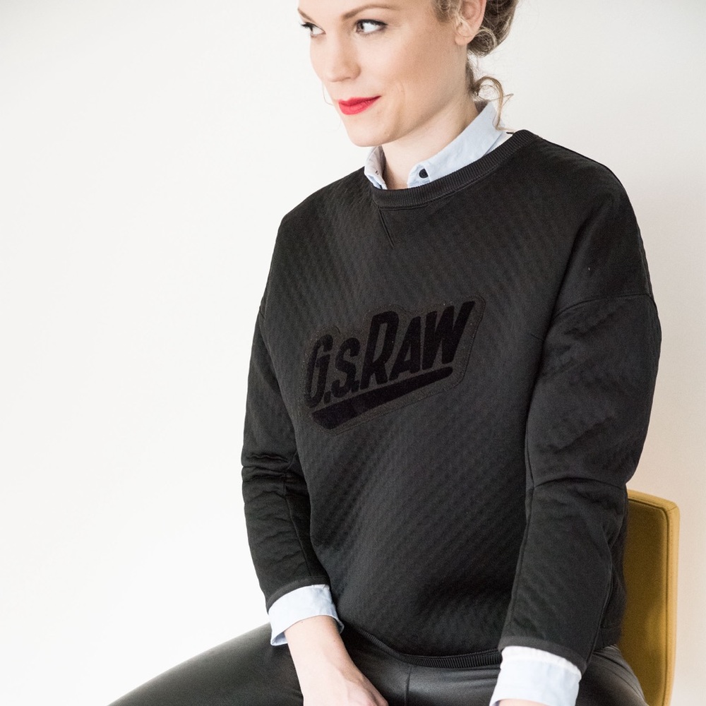 GStar Vintage Crew Neck Sweater